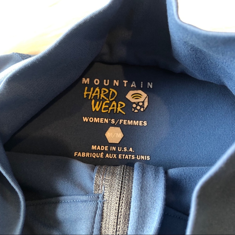 Mountain Hardwear Partial Zip Up with Thumb Holes - Picture 4 of 6